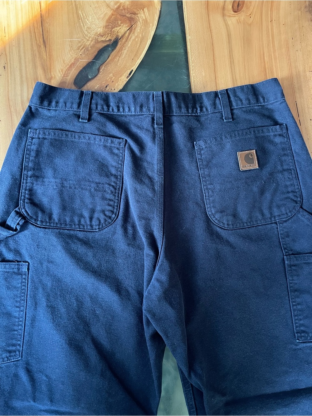 VTG Carhartt Size 34x30 Washed Duck Work Original Dungaree Fit Pant B11 MTD